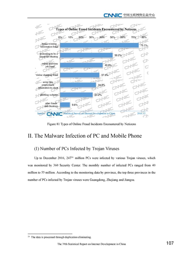 Statistical Report on Internet Development in China - Page 117