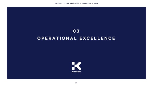 2017 Full Year Earnings - Page 25