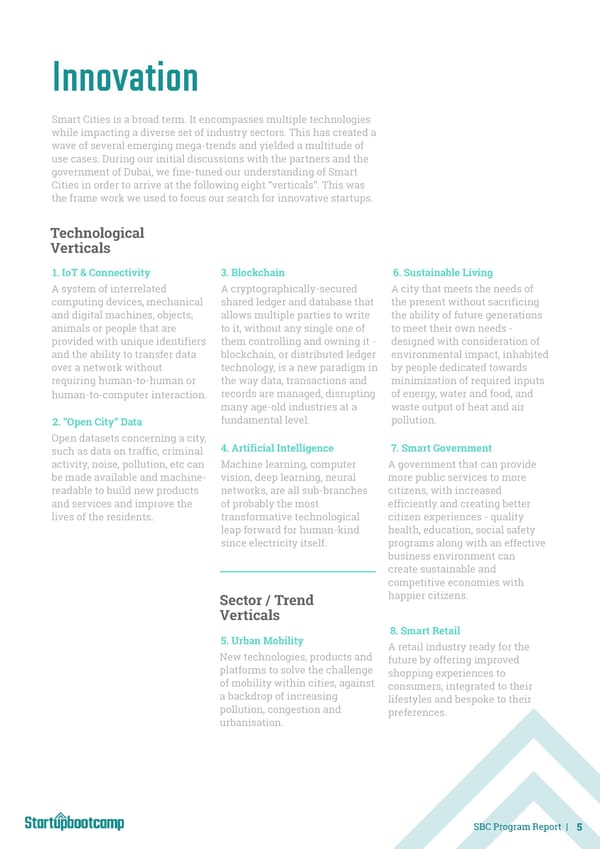 Smart City Dubai Program Report - Page 5