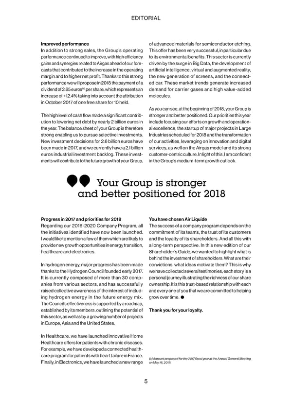 2018 Shareholder's Guide - Page 6