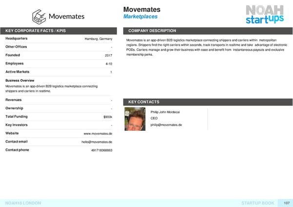 NOAH18 London Startup Book - Page 107