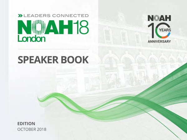 NOAH18 London Speaker Book - Page 1