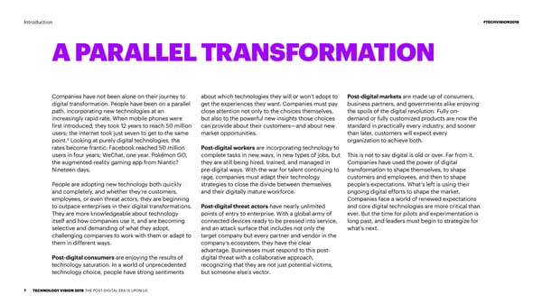 Accenture Technology Vision 2019 | Full Report - Page 8