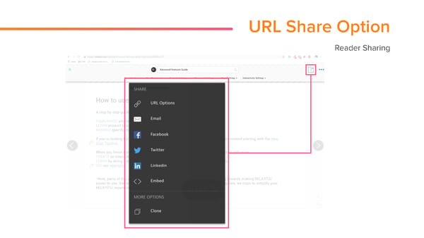 How to share RELAYTO documents - Page 2