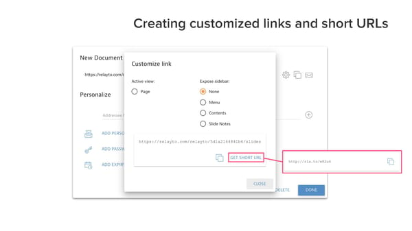 How to share RELAYTO documents - Page 5