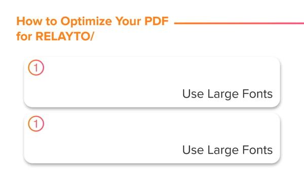 How to Prepare PDF for RELAYTO - Page 5