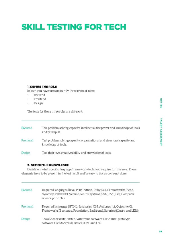 Talent Assessment for Growth Startups - Page 56