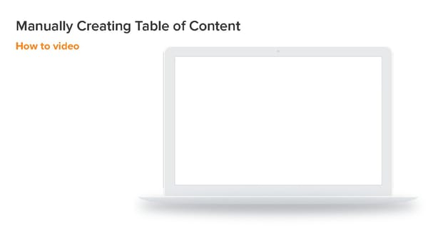 How to Create Table Of Contents in RELAYTO - Page 8