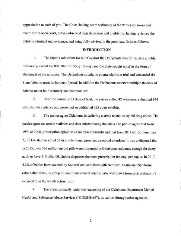 Johnson & Johnson Opioids Verdict - Page 2