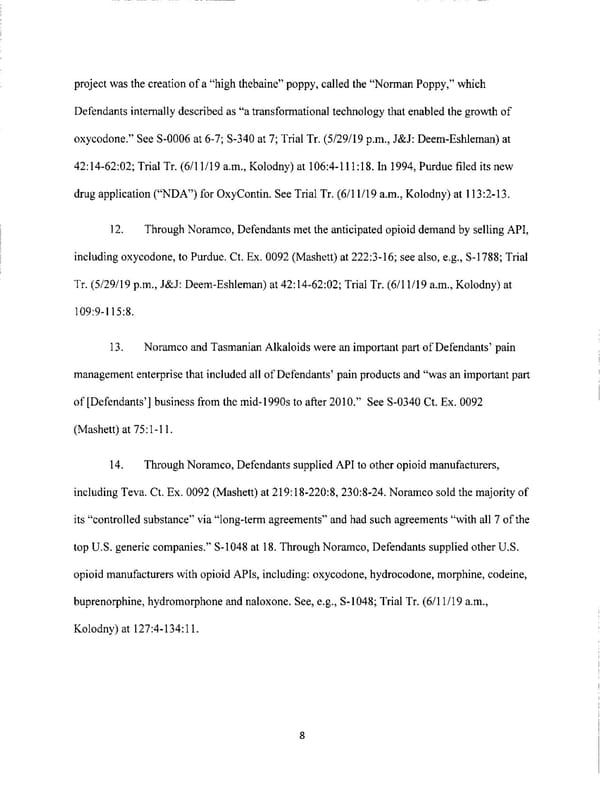 Johnson & Johnson Opioids Verdict - Page 8