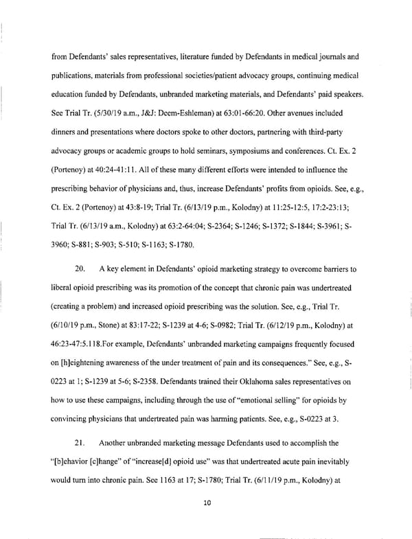 Johnson & Johnson Opioids Verdict - Page 10