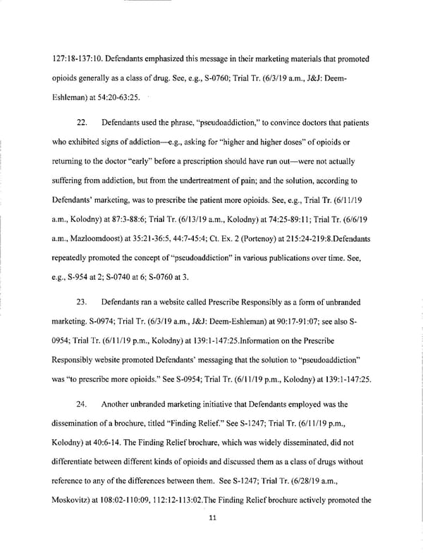 Johnson & Johnson Opioids Verdict - Page 11