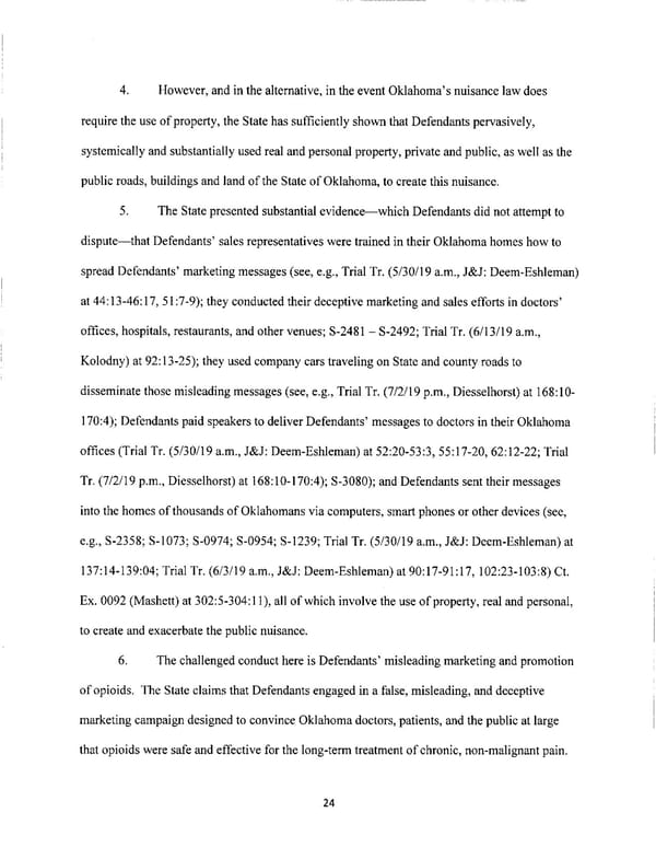 Johnson & Johnson Opioids Verdict - Page 24