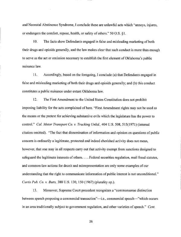 Johnson & Johnson Opioids Verdict - Page 26