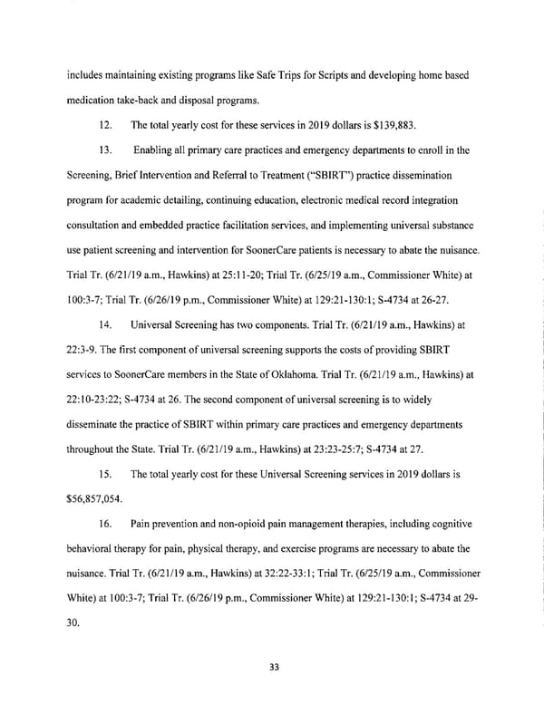 Johnson & Johnson Opioids Verdict - Page 33
