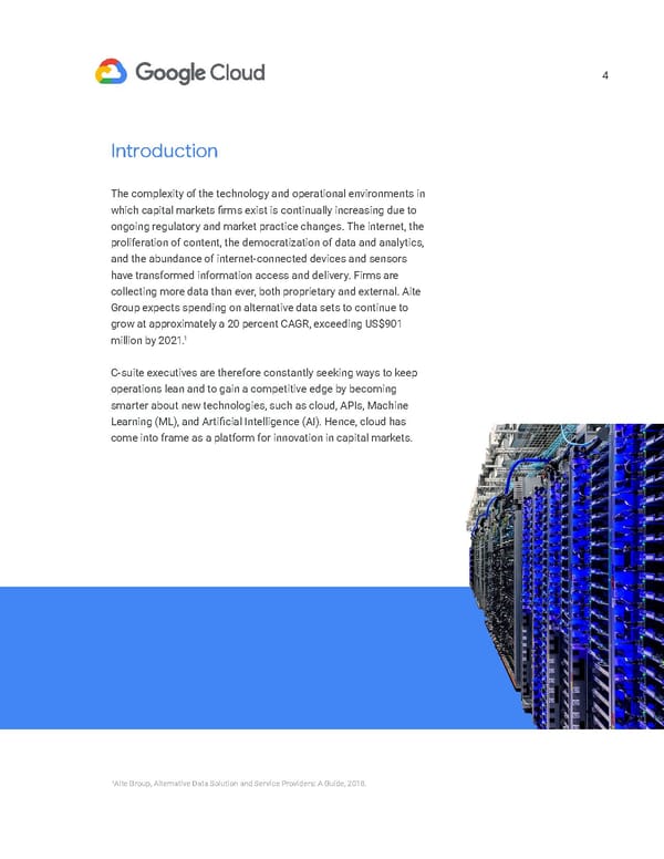 Cloud as an Innovation Platform in Capital Markets - Page 4