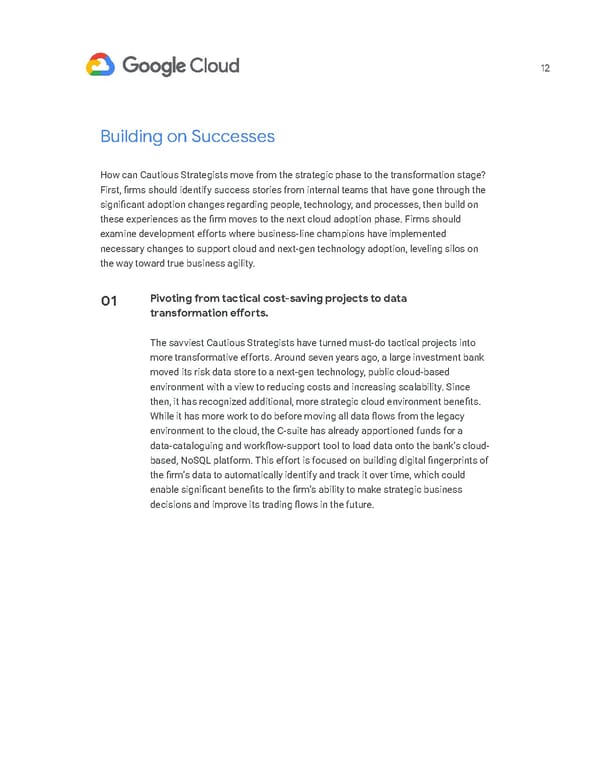 Cloud as an Innovation Platform in Capital Markets - Page 13