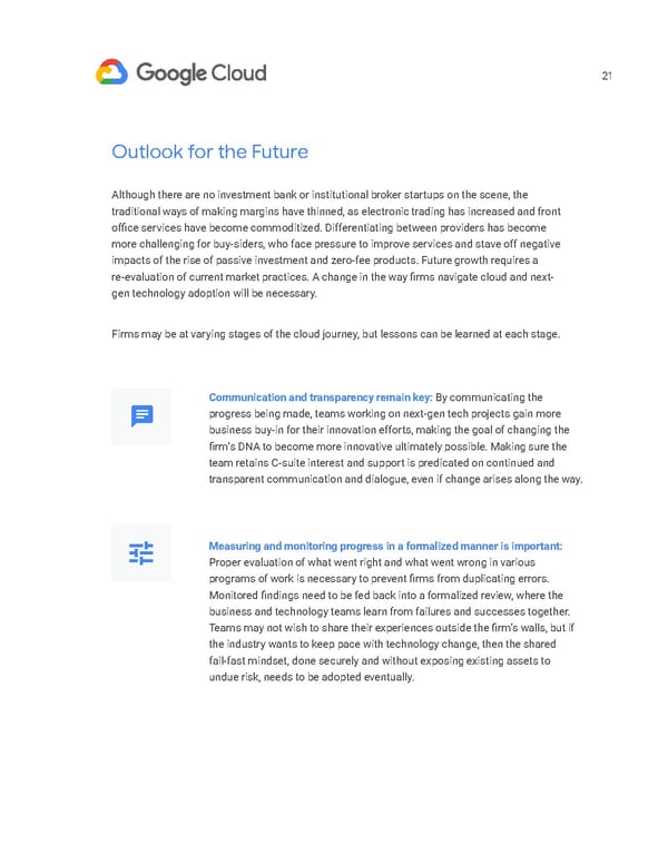 Cloud as an Innovation Platform in Capital Markets - Page 22