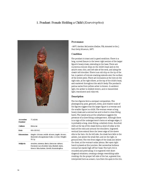 Ancient Carved Ambers in the J. Paul Getty Museum - Page 104