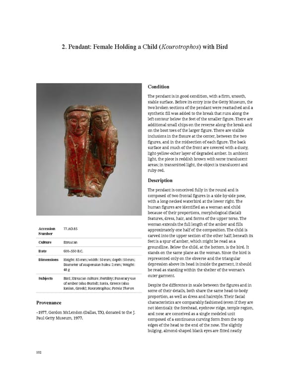 Ancient Carved Ambers in the J. Paul Getty Museum - Page 112