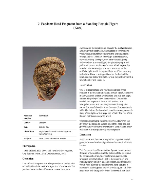 Ancient Carved Ambers in the J. Paul Getty Museum - Page 155