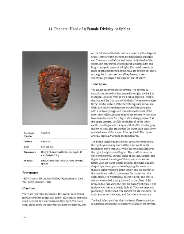 Ancient Carved Ambers in the J. Paul Getty Museum - Page 168
