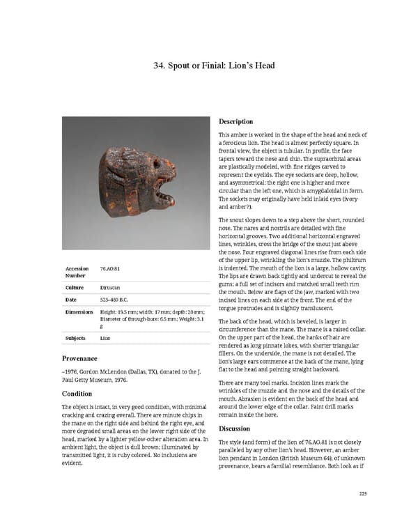Ancient Carved Ambers in the J. Paul Getty Museum - Page 235