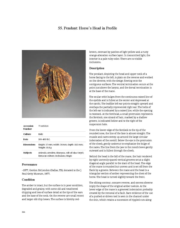 Ancient Carved Ambers in the J. Paul Getty Museum - Page 274