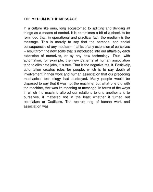 Understanding Media by Marshall McLuhan - Page 9