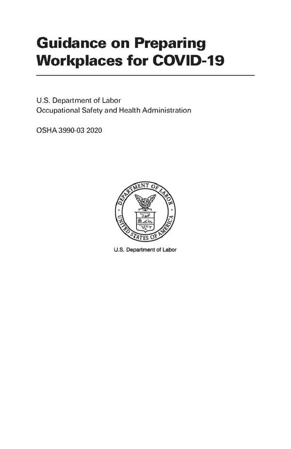 Guidance on Preparing Workplaces for COVID-19 - Page 3