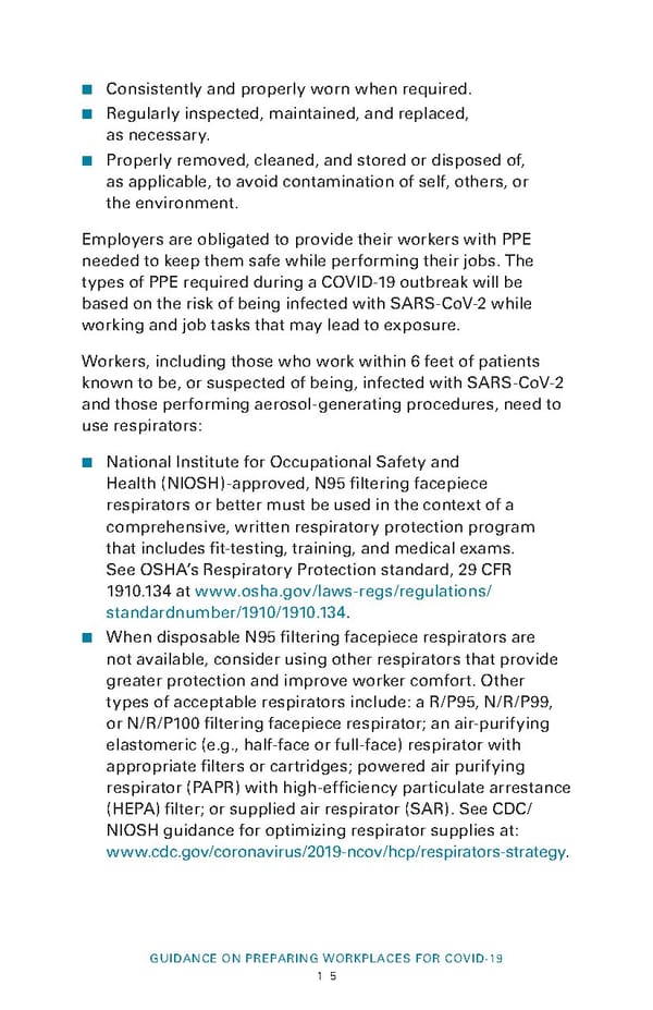 Guidance on Preparing Workplaces for COVID-19 - Page 17