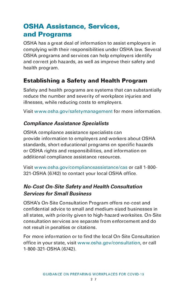 Guidance on Preparing Workplaces for COVID-19 - Page 29