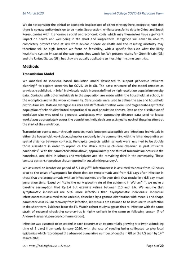 Non-Pharmaceutical Interventions to reduce COVID-19 mortality and healthcare demand - Page 4
