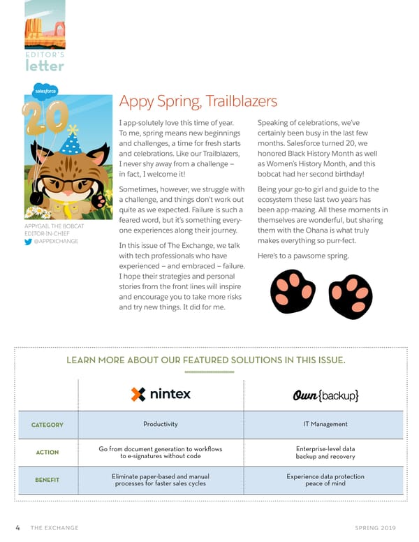 The Exchange Spring 2019 - Page 4