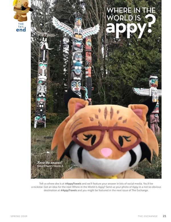 The Exchange Spring 2019 - Page 21