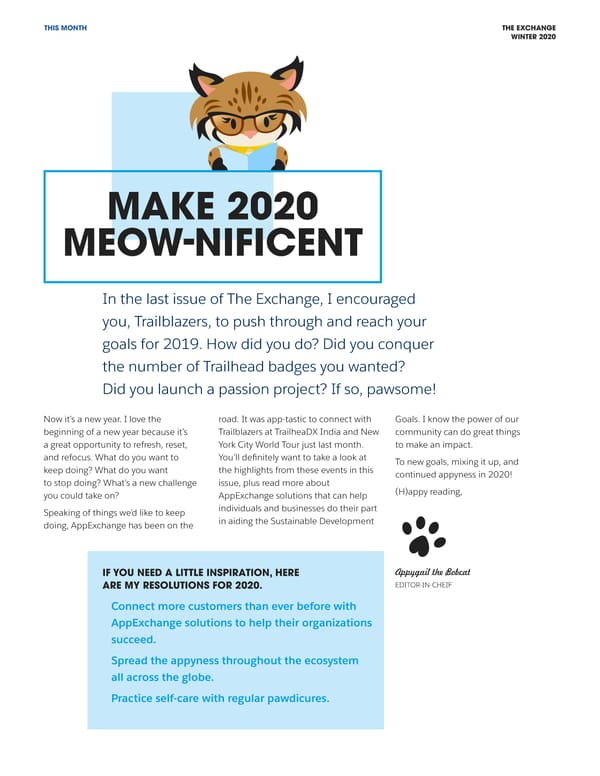The Exchange Winter 2020 - Page 3