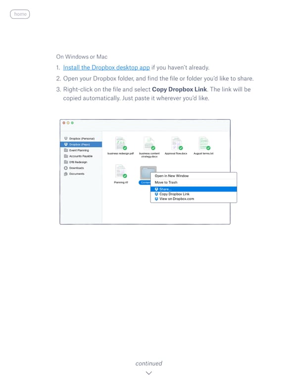 Get Started with Dropbox - Page 6
