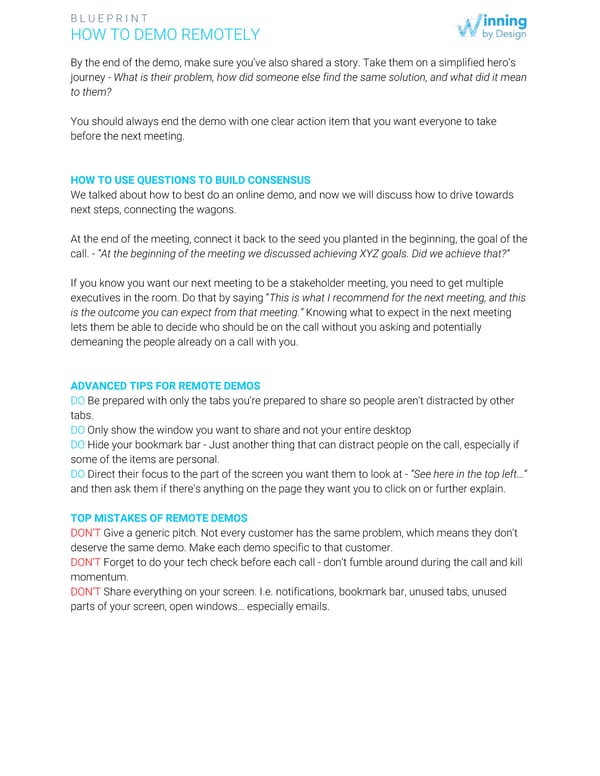 Blueprint | 04 How To Demo Remotely - Page 3