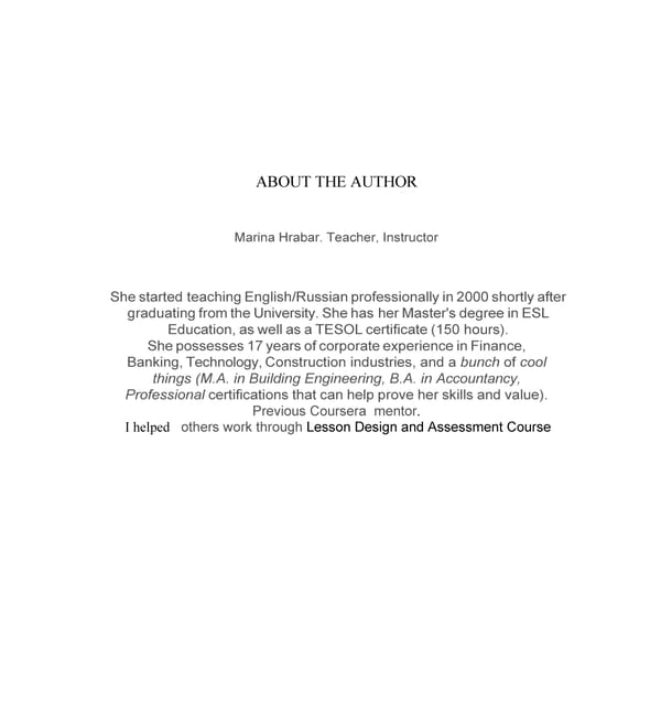 Try before buy. Lesson Design and Planning from scratch.: A self-study reference and practice book. - Page 42