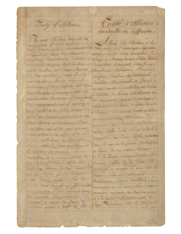 Treaty of Alliance with France (1778) - Page 1