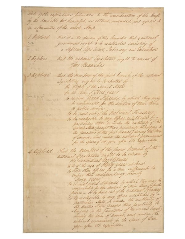 Virginia Plan (1787) - Page 1