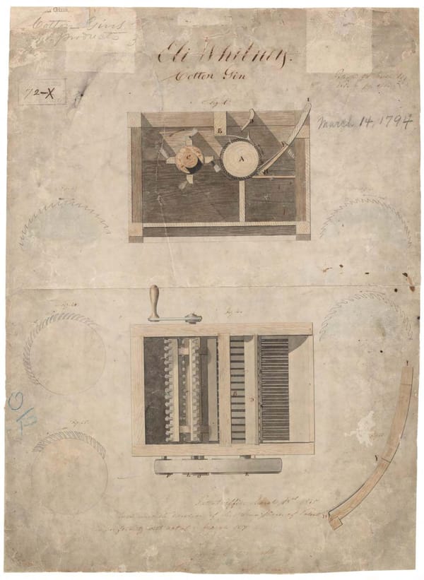 Patent for Cotton Gin (1794) - Page 1