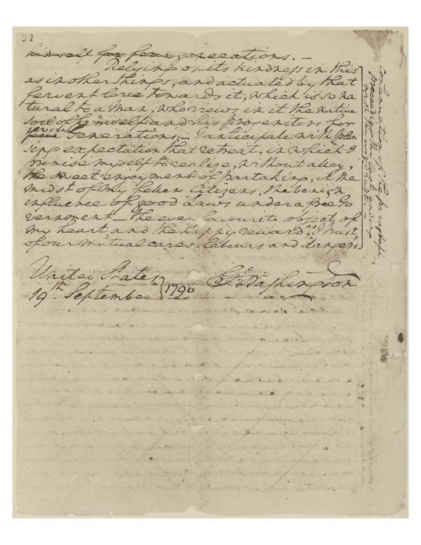 President George Washington's Farewell Address (1796) - Page 2