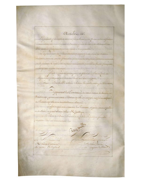 Louisiana Purchase Treaty (1803) - Page 1