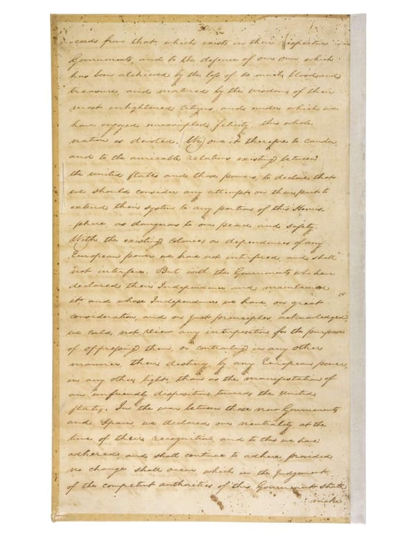 Monroe Doctrine (1823) - Page 2
