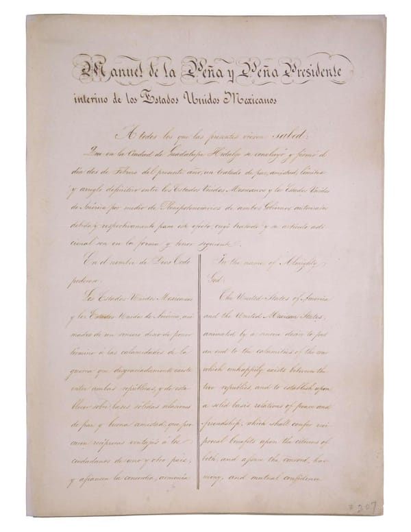 Treaty of Guadalupe Hidalgo (1848) - Page 1