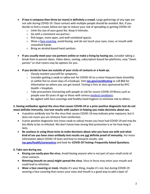 COVID SEX GUIDANCE from nyc.gov - Page 2