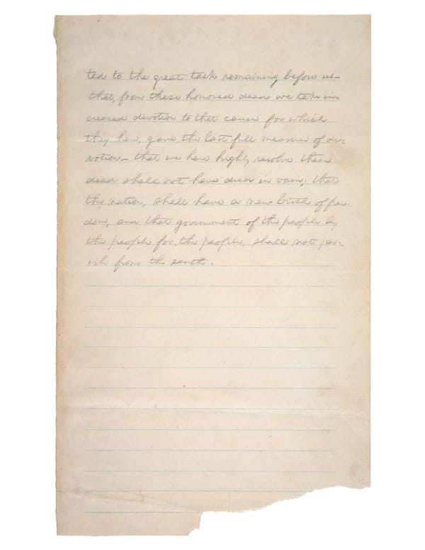 Gettysburg Address (1863) - Page 2
