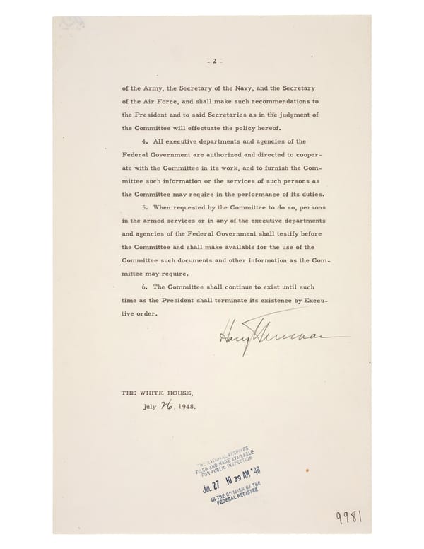 Executive Order 9981: Desegregation of the Armed Forces (1948) - Page 2