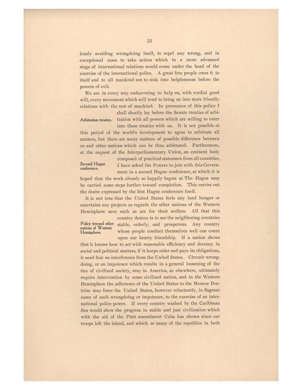 Theodore Roosevelt's Corollary to the Monroe Doctrine (1905) - Page 1